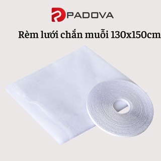 Vải Màn Lưới Chống Muỗi, Côn Trùng Dán Cửa Siêu Mỏng 130x150cm PADOVA 3351
