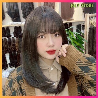 Tóc giả nguyên đầu, Tóc giả nữ nguyên đầu Layer 45cm - mã CC83