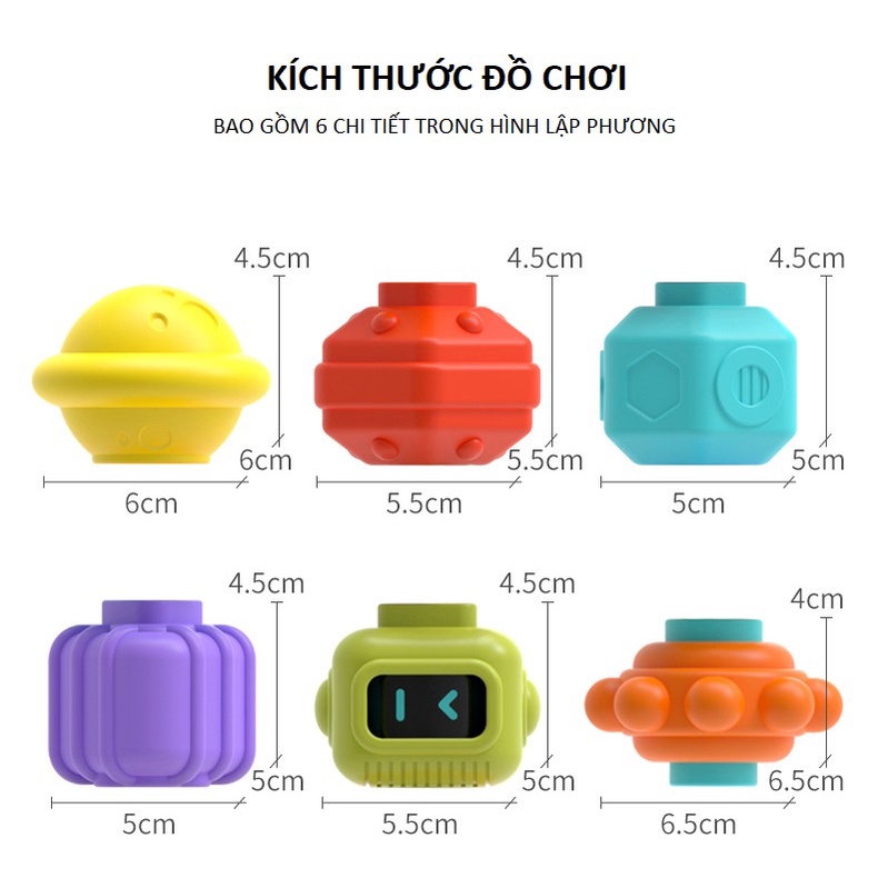 Hộp lập phương Đồ chơi cho bé Đồ chơi giáo dục sớm