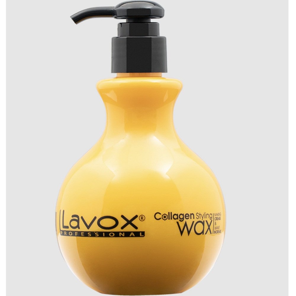 Wax Tạo Nếp Tóc Lavox Collagen 300ml cho tóc uốn và tóc thẳng Chính Hãng