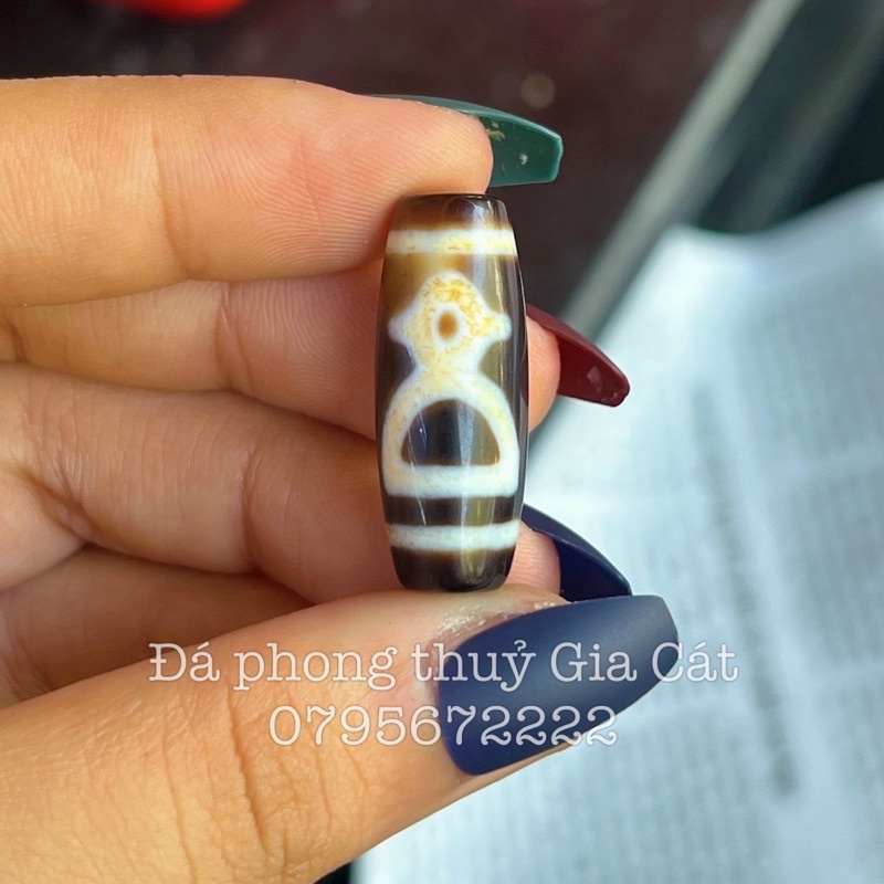 Mặt dzi tây tạng thần tài có kiểm định