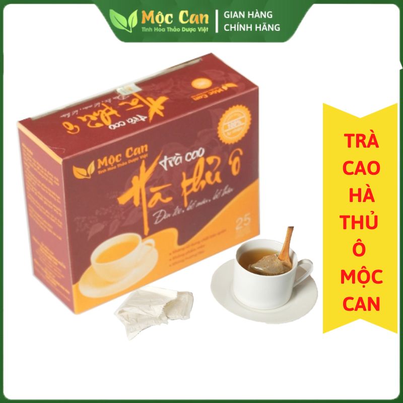 Trà Cao Hà Thủ Ô Mộc Can - Cải Thiện Tình Trạng Bạc Tóc Sớm, Rụng Tóc, Hói Đầu - Trà Túi Lọc Hỗ Trợ Tăng Cường Sức Khỏe