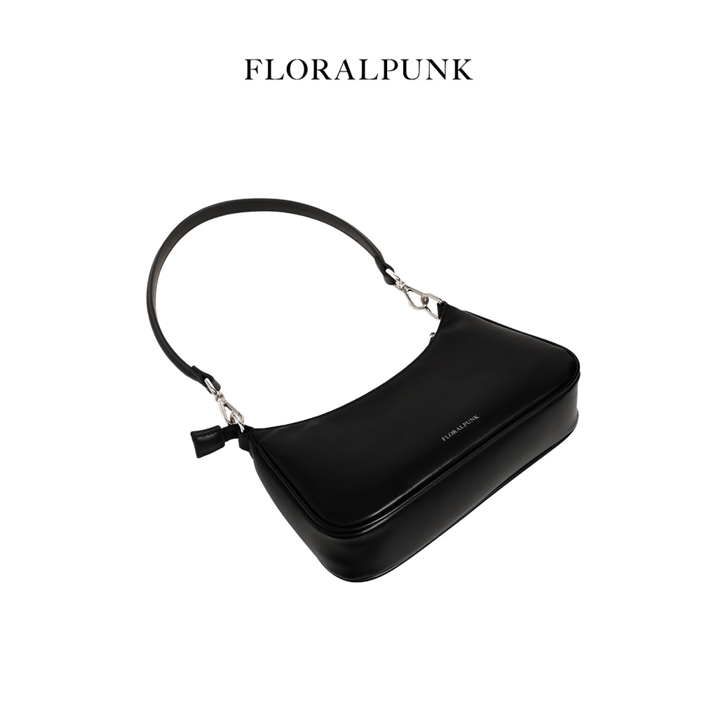 Túi xách Floralpunk Hobo bag màu đen