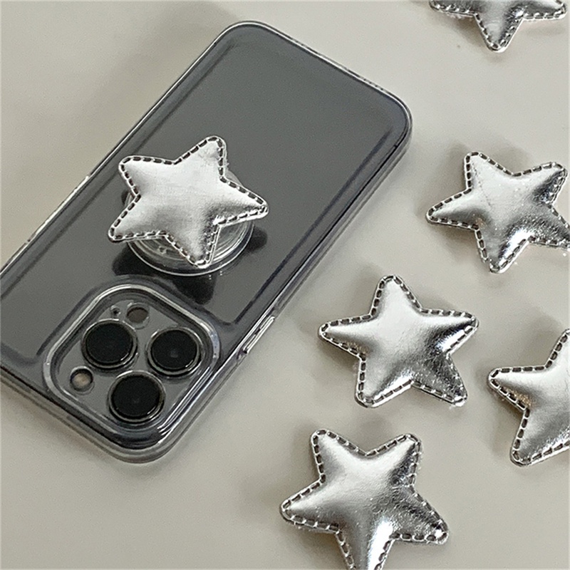 Nhẫn Đỡ Điện Thoại Hình Ngôi Sao 3D Phong Cách Hàn Quốc