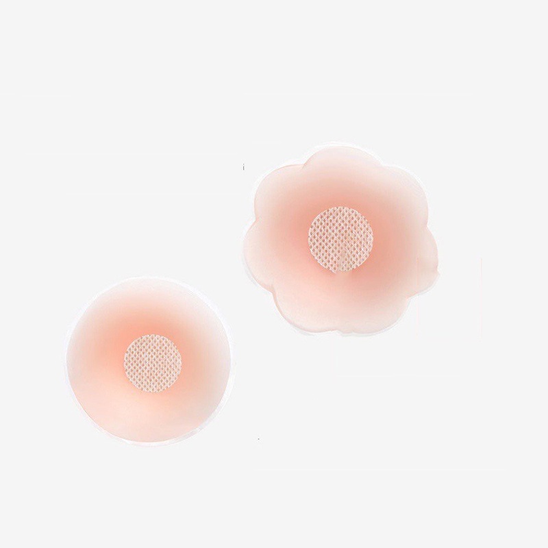 Miếng Dán Ngực Silicone Màu Trơn Chống Trầy Xước Cho Nữ