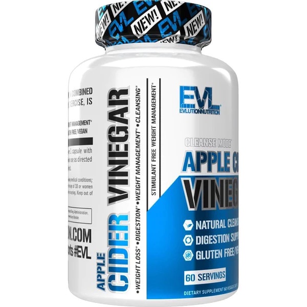 EVL CLEANSEMODE APPLE CIDER VINEGAR Viên Uống Hỗ Trợ Tiêu Hóa Và Giải Độc, Hỗ Trợ Giảm Cân Từ Mỹ 60 VIÊN