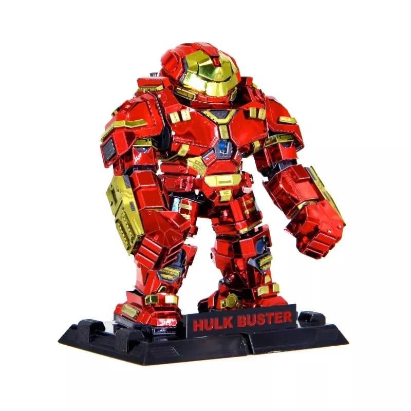 Mô Hình Lắp Ghép Kim Loại 3D I Marvel Hulk Buster I MetalHead [ chưa ráp]