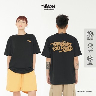 Áo thun tsun logo - đen - - in nổi
