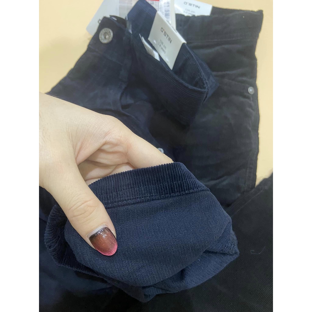 Quần dài nhung tăm bé trai