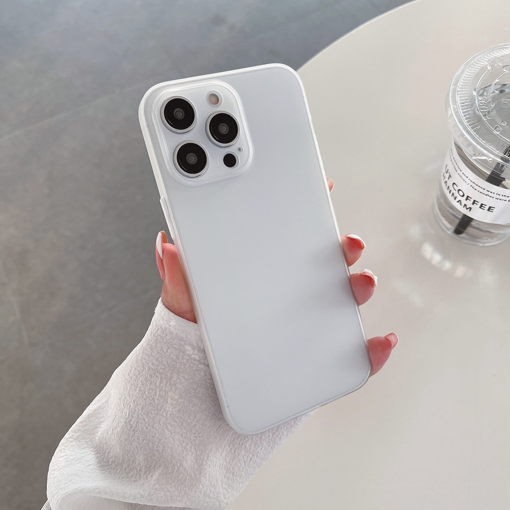 Ốp Điện Thoại Dẻo Siêu Mỏng Nút Bấm 3D 0.3mm Cho iPhone 14 Pro Max 14 Plus