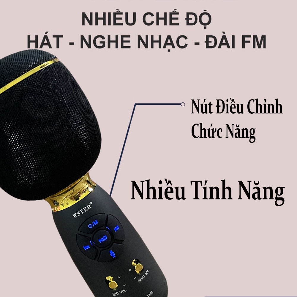 Micro dạy học kèm loa bluetooth GrownTech WS 1885 bảo hành 24 tháng