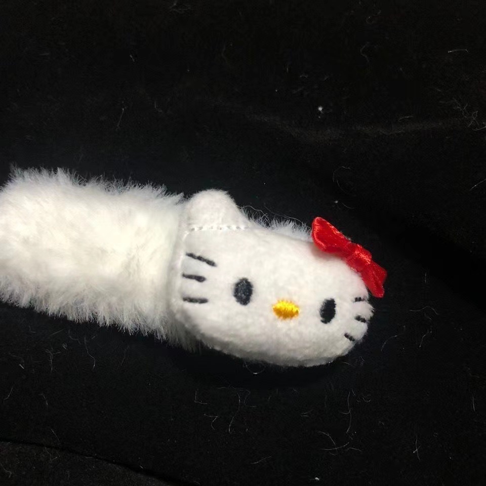 Cartoon Cartoon Hairpin Girls New Autumn and Winter Milk White Cute Japanese KT Cat Bb Clip Joker Mao Mao Soft Hairpin Cute Clip Hair Accessories Women