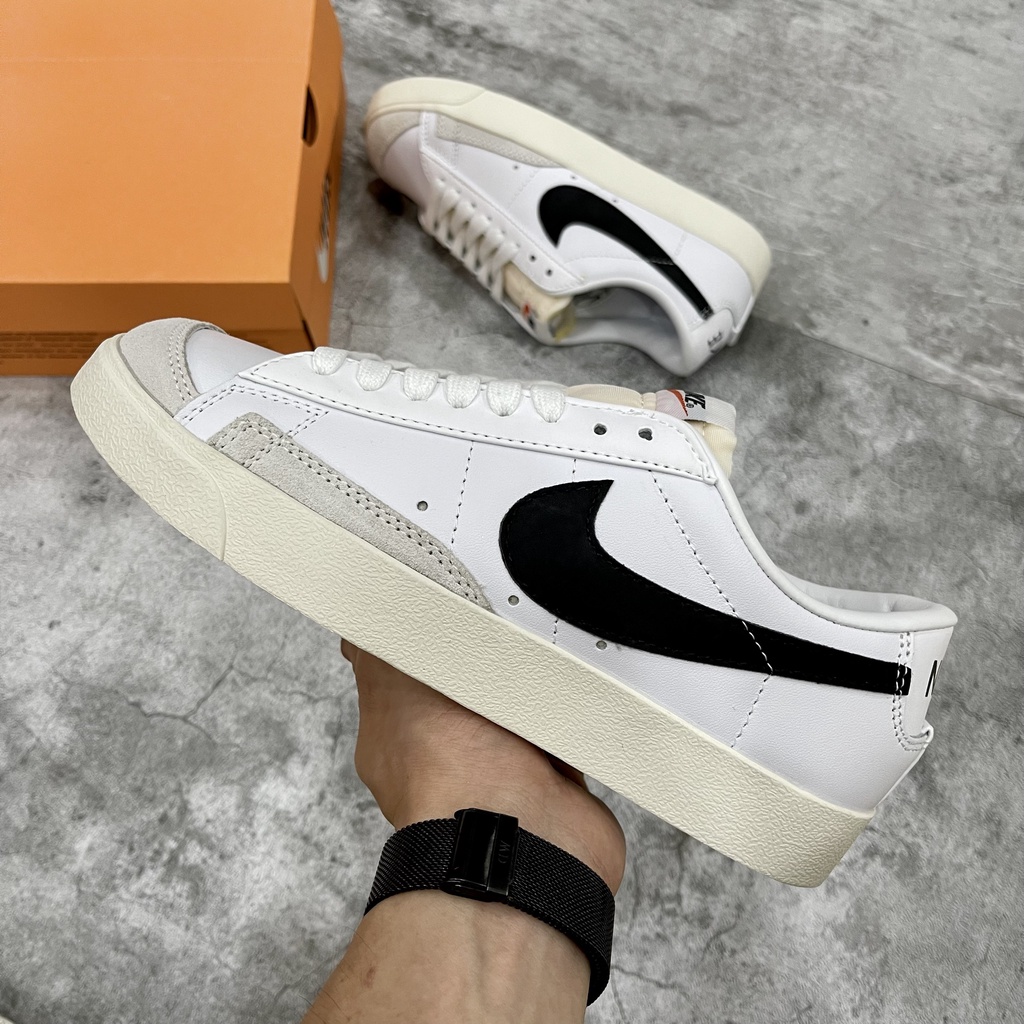 BEST QUALITY - Giày Sneaker Cổ Thấp Blazer Low White/Black