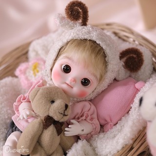 Búp Bê bjd 1 / 8 Mặt Tròn Dễ Thương