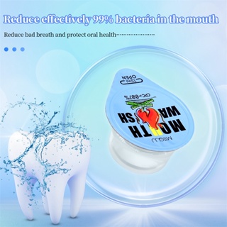 Ckeyin portable disposable jelly cup mint flavor mouthwash kq157 - ảnh sản phẩm 6