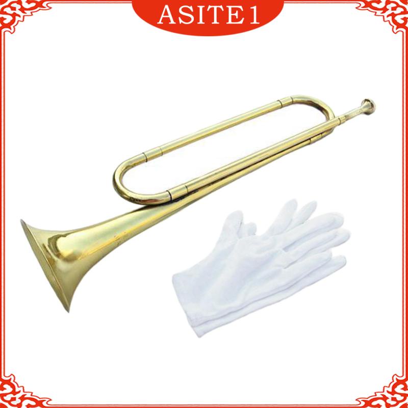 Bb Bugle Bằng Đồng Thau Màu Vàng 47cm Cho Người Mới Bắt Đầu
