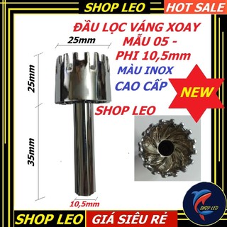 Đầu lọc váng xoay nano phi 10,5 - đầu váng xoay in out lọc váng nano - in out thủy sinh - shopleo
