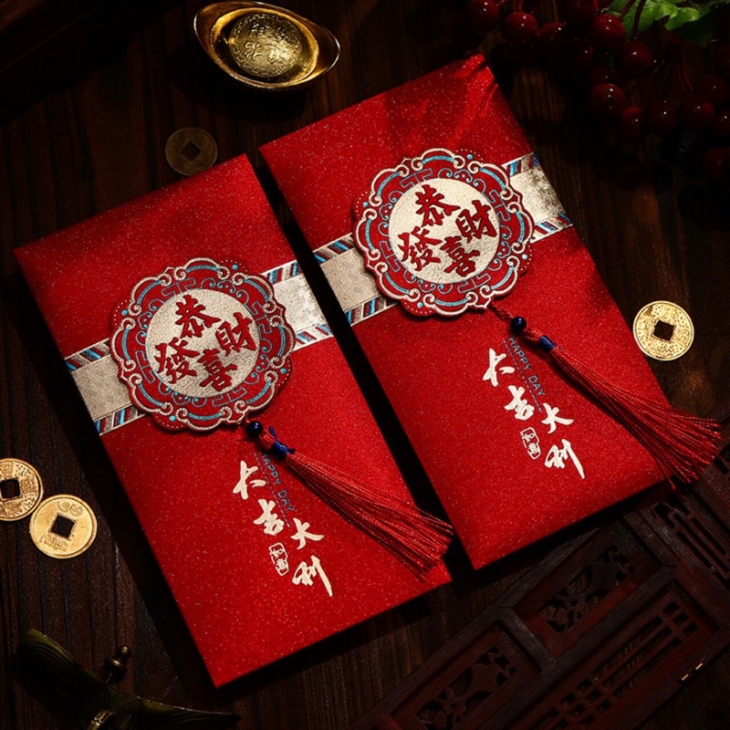 Bao Lì Xì Tết Quý Mão 2023 họa tiết Thỏ 5D Đẹp Độc Lạ