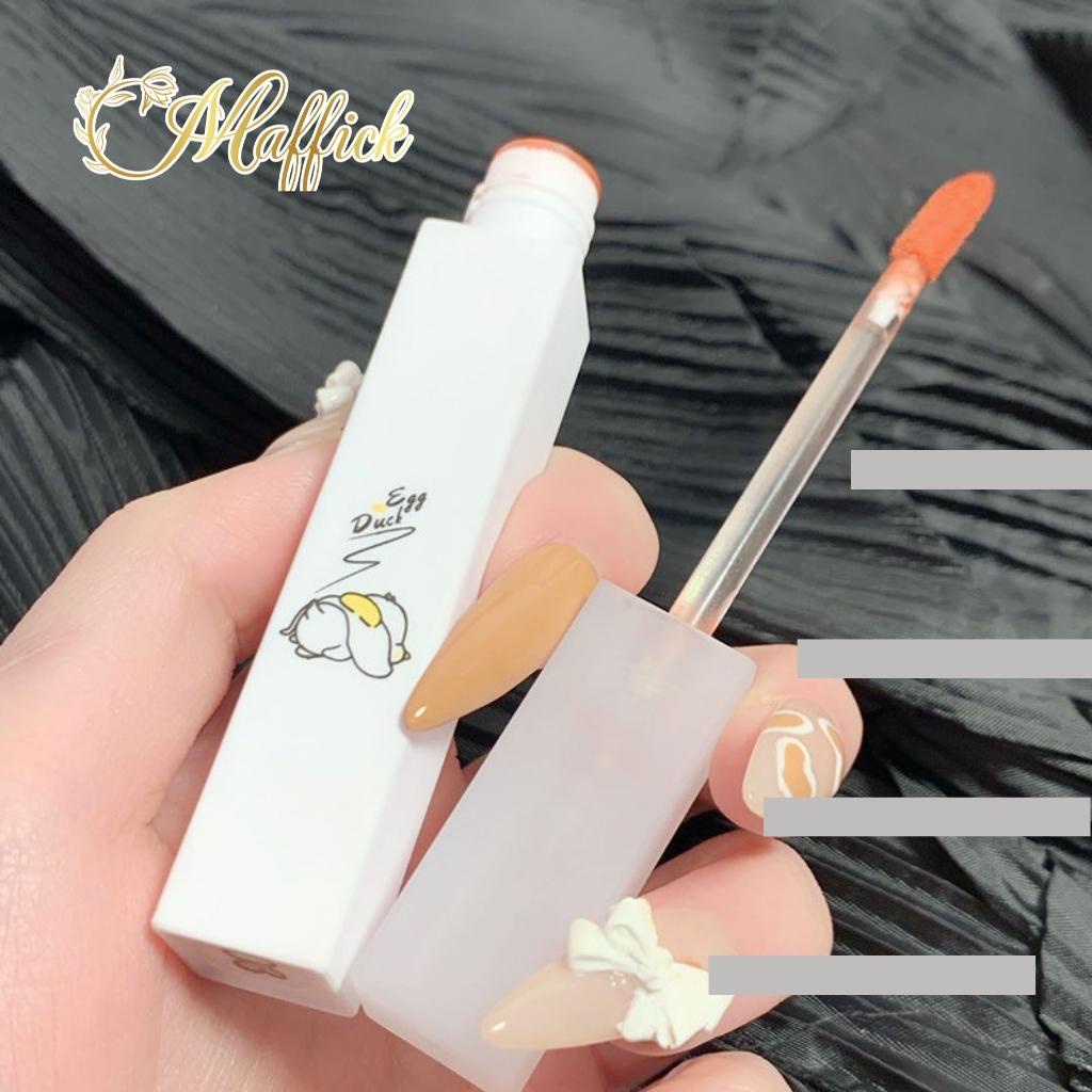 Son môi Maffick MF139 mỹ phẩm nội địa trung ống vuông trắng, bóng, ẩm mềm mịn như nhung, không phai son