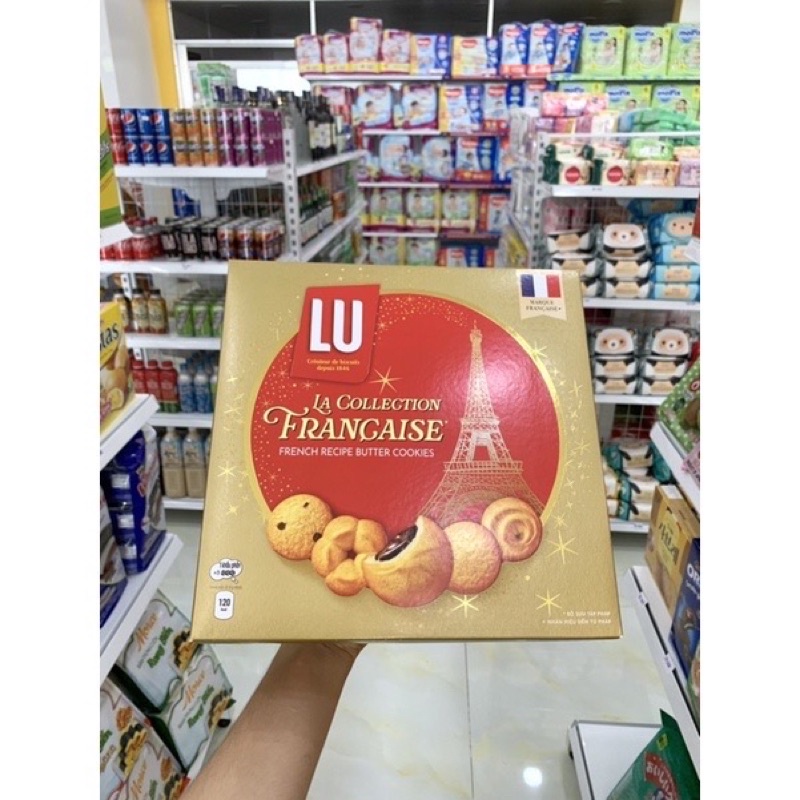 Bánh Quy Bơ Thập Cẩm Công Thức Pháp LU 708g, 540g, 180g