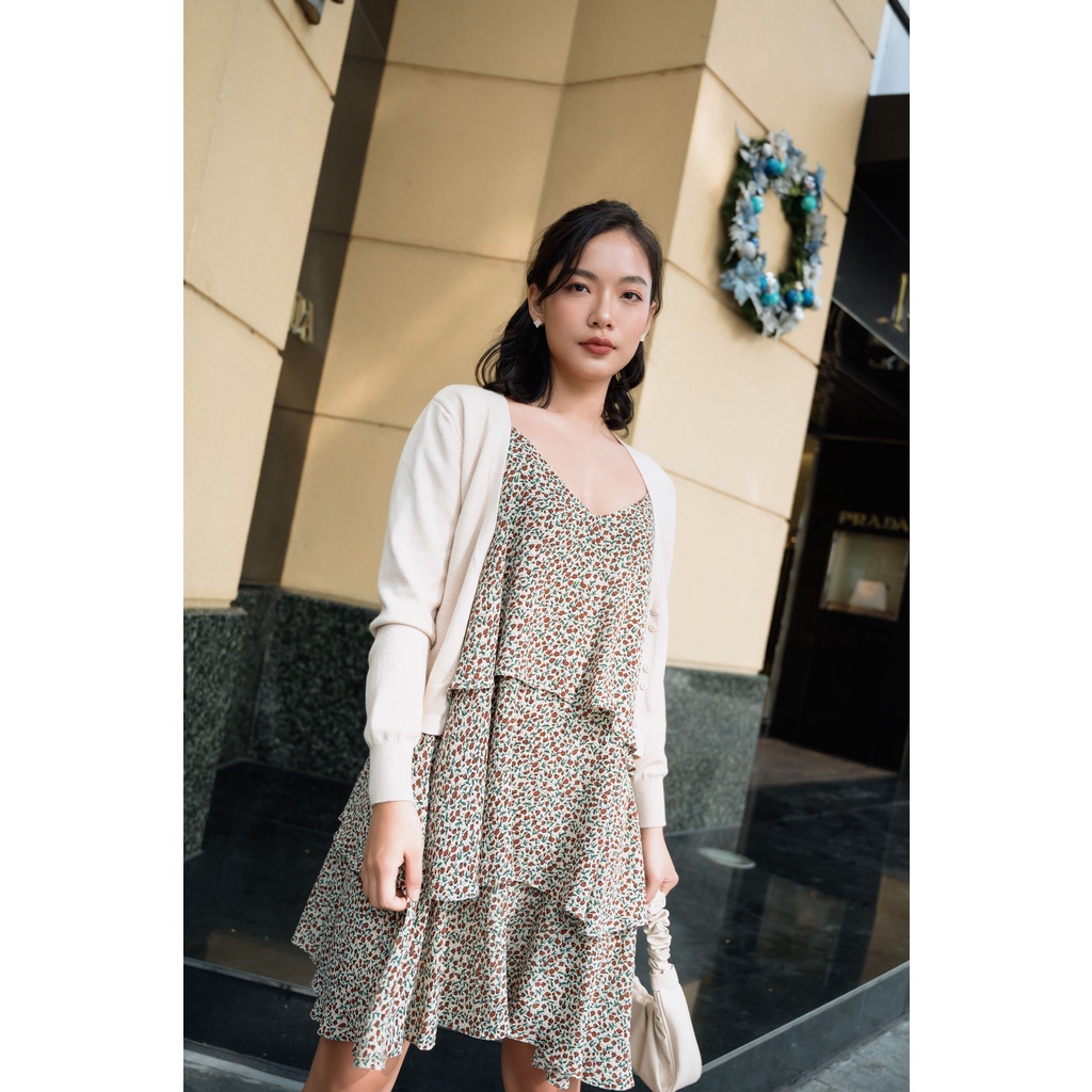 ÁO LEN CARDIGAN CÓ CÚC / WL0001