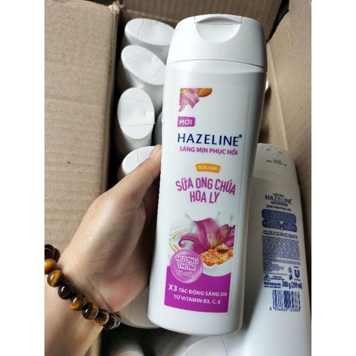 Sữa Tắm Hazeline Ong Chúa Và Hoa Ly 300g giữ ẩm dưỡng da