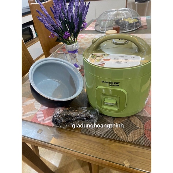 NỒI CƠM ĐIỆN 1.2L SUNHOUSE MAMA SHD8265G  hàng chính hãng bao lỗi đổi