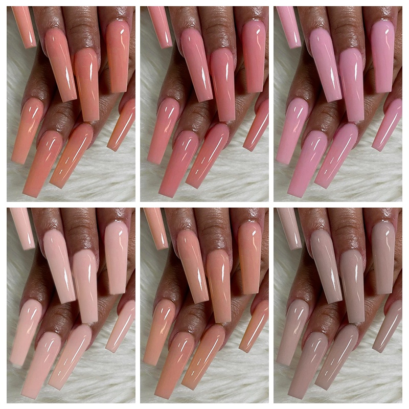 Bộ Gel Nối Dài Móng Tay 15ml Màu Trắng Trong Suốt Chuyên Dụng