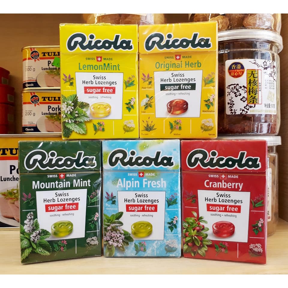 Kẹo ngậm thảo mộc Ricola 40gr