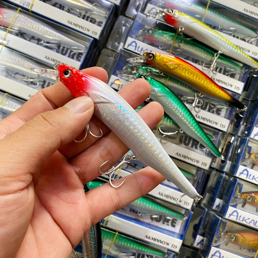 Mồi lure Alkall Minnow 115