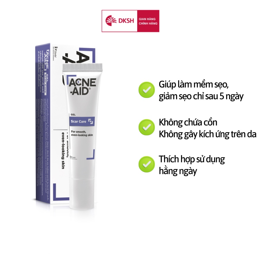 Gel cải thiện sẹo Acne-Aid Gel Scar Care 10g