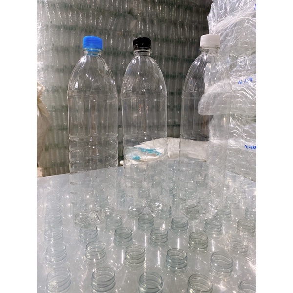 1 Chai 1,5 lít  kèm nắp trắng  - 1 bao 91 chai