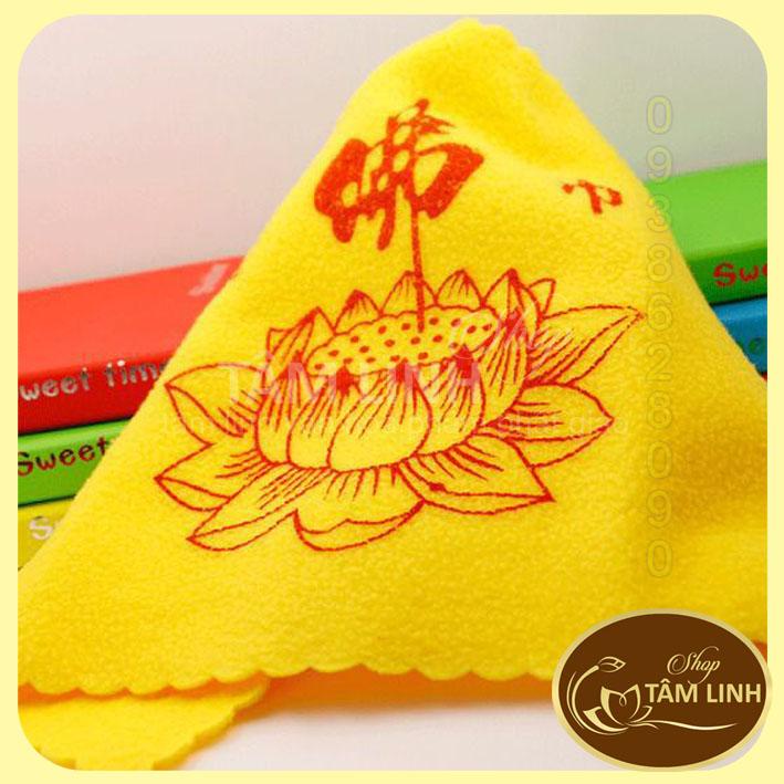 Khăn lau bàn thờ Hoa Sen