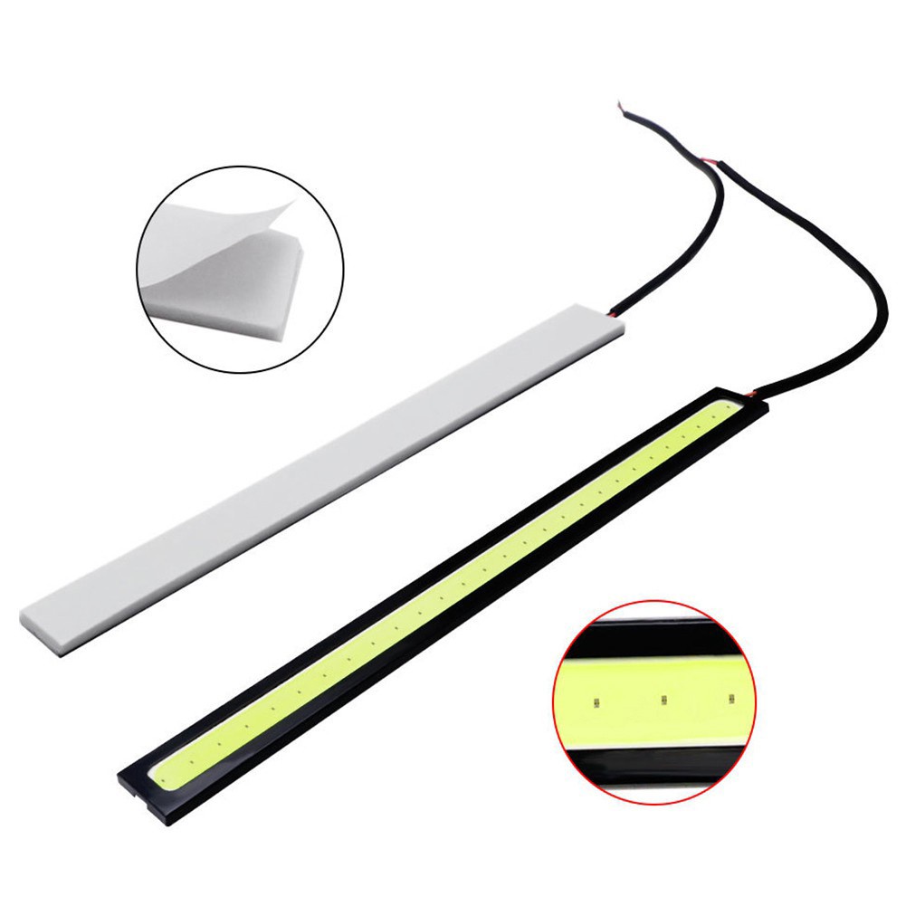 Bộ 2 Đèn Led Cob Chống Thấm Nước 6W 17cm Cho Xe Hơi / Xe Đua / Đèn Sương Mù