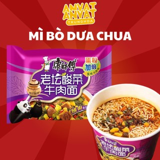 Mì Ăn Liền Khang Sư Phụ - Bò dưa chua