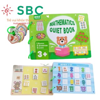 Bộ bóc dán thông minh - Học liệu bóc dán TOÁN HỌC - Sách bóc dán Montessori giúp bé phát triển trí tuệ
