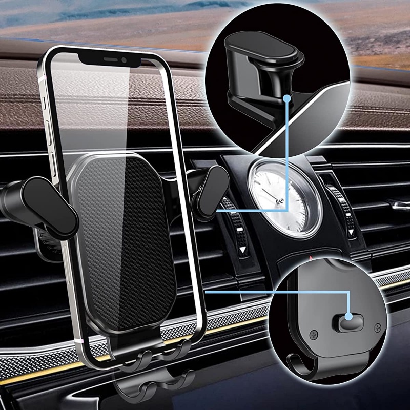 Giá Đỡ Điện Thoại / Thiết Bị Định Vị GPS Đa Năng Gắn Lỗ Thông Gió Xe Hơi