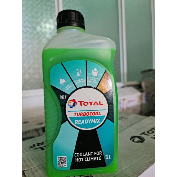 Nước làm mát ô tô Total - Pháp TURBOCOOL READYMIX 1L Hàng chính hãng - Có VAT