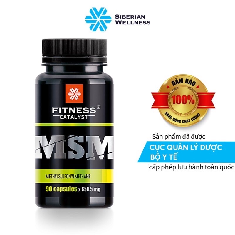 [Hỗ trợ khớp] thực phẩm bảo vệ sức khoẻ MSM siberian Fitness Catalyst Methylsulfonylmethane