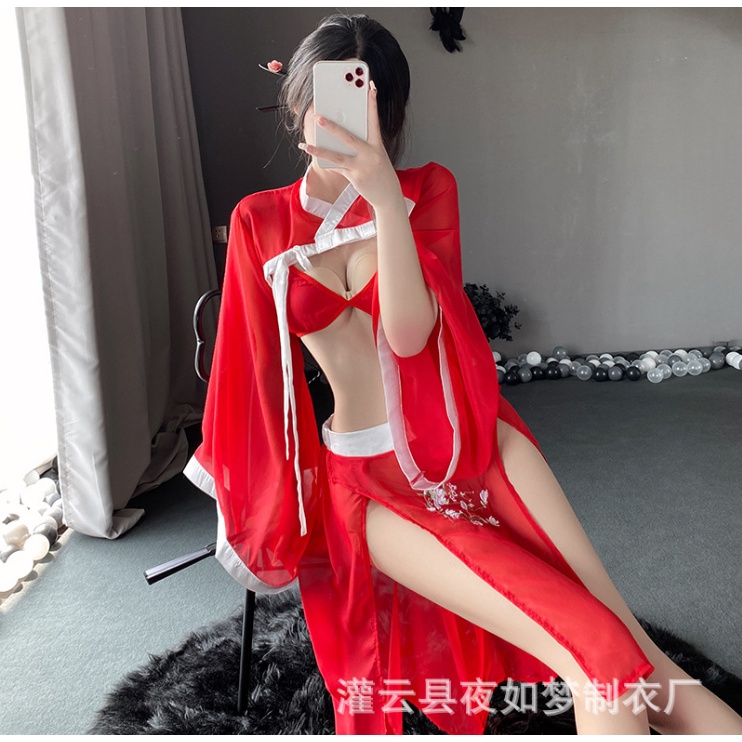 Cosplay hóa trang cổ trang Trung Hoa xuyên thấu sexy quyến rũ gợi cảm mã 764 | BigBuy360 - bigbuy360.vn