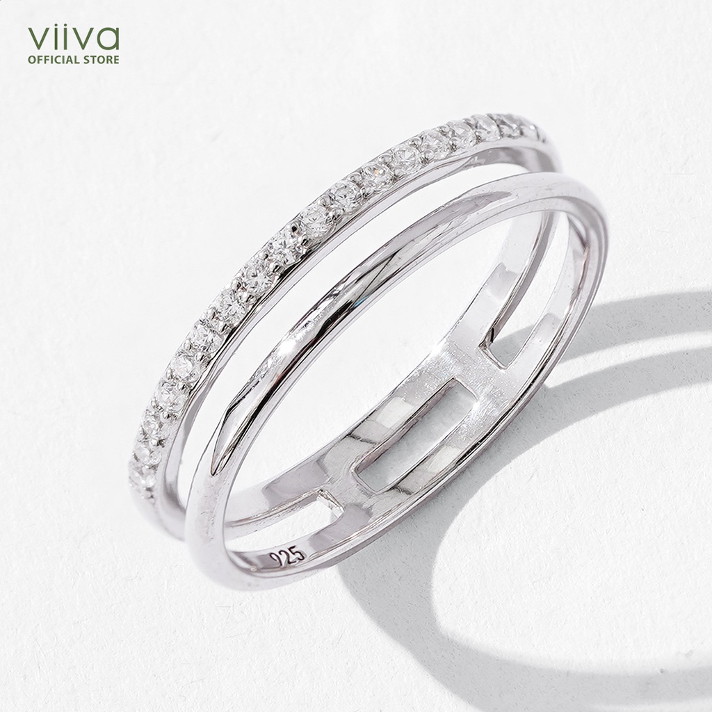 [CÓ BẢO HÀNH] Nhẫn Bạc 925 Eternity Dual Ring