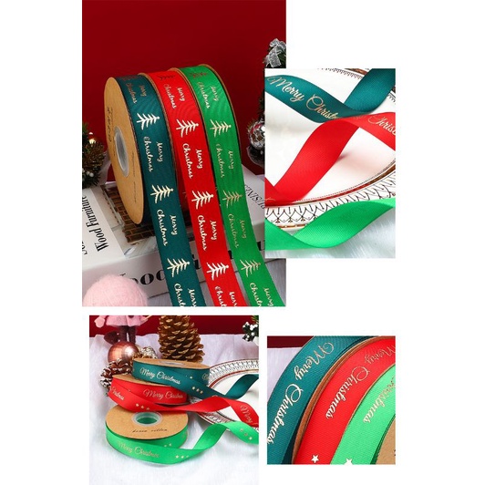 Ruy băng noel rộng 2,5cm