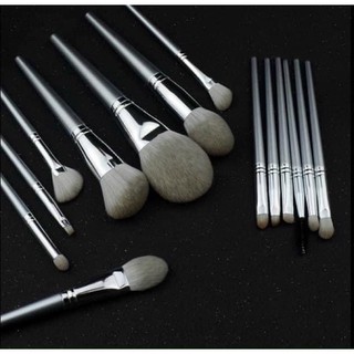 bộ cọ bạc 14 cây có bao da đựng cọ
