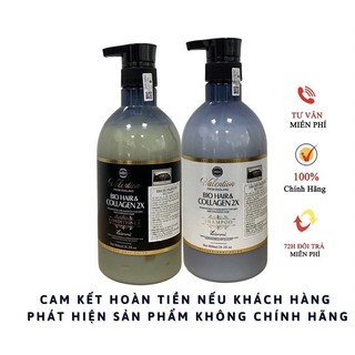 Cặp dầu gội xả collagen2x valention 800ml