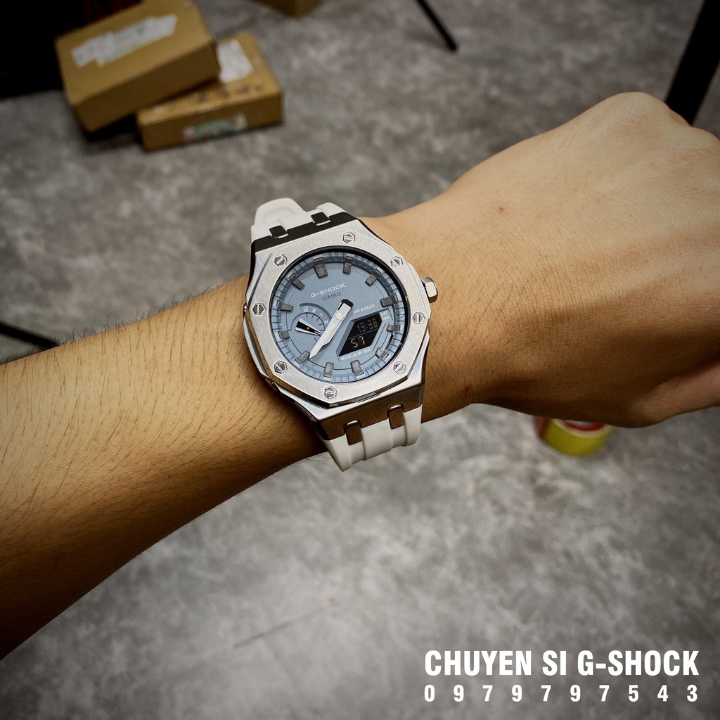 Đồng hồ nam G-SHOCK GA-2100-1A Custo Rainbow Gen 5 Camouflage | GA-2100 Custom Gen 5 | GA2100 Custom | Full phụ kiện