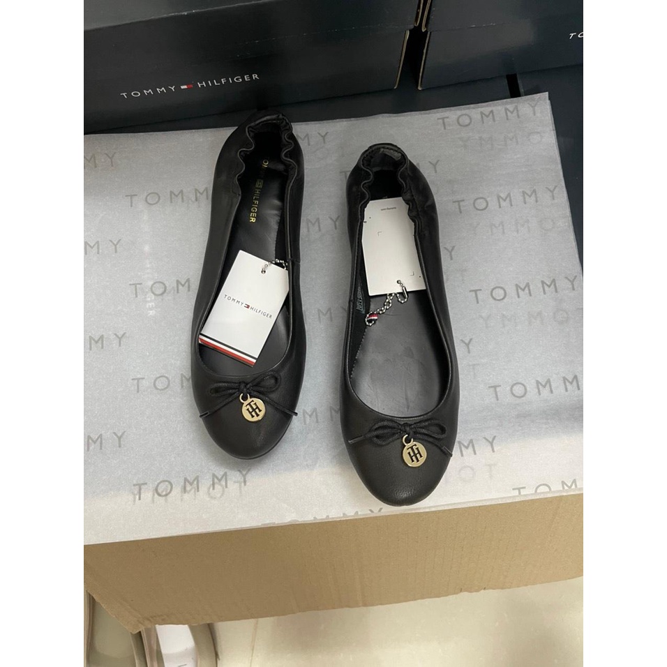 Giày bệt Tommy nơ dây, mũi tròn