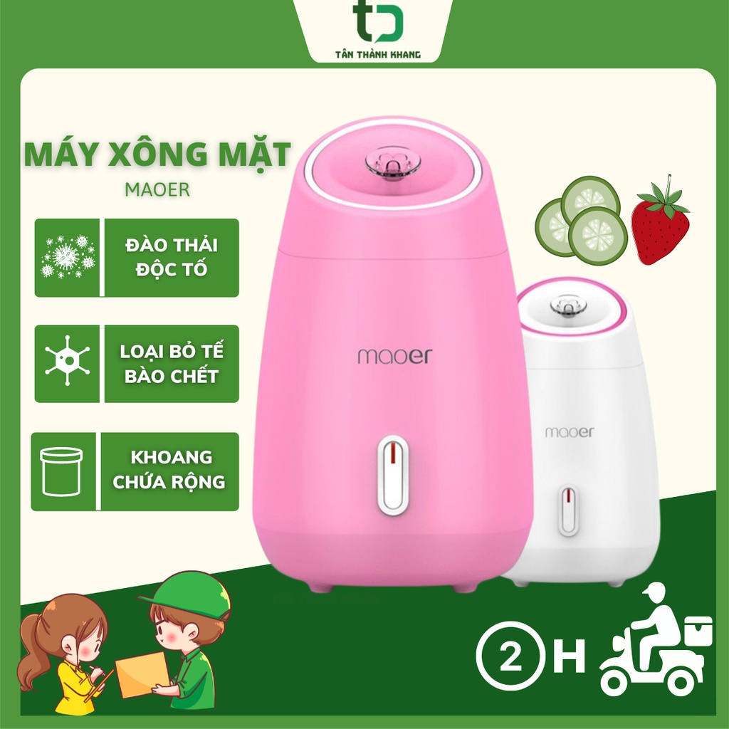 Máy Xông Hơi Mặt Hoa Quả Mooer, Máy Phun Sương Nano Tạo Ẩm | BigBuy360 - bigbuy360.vn