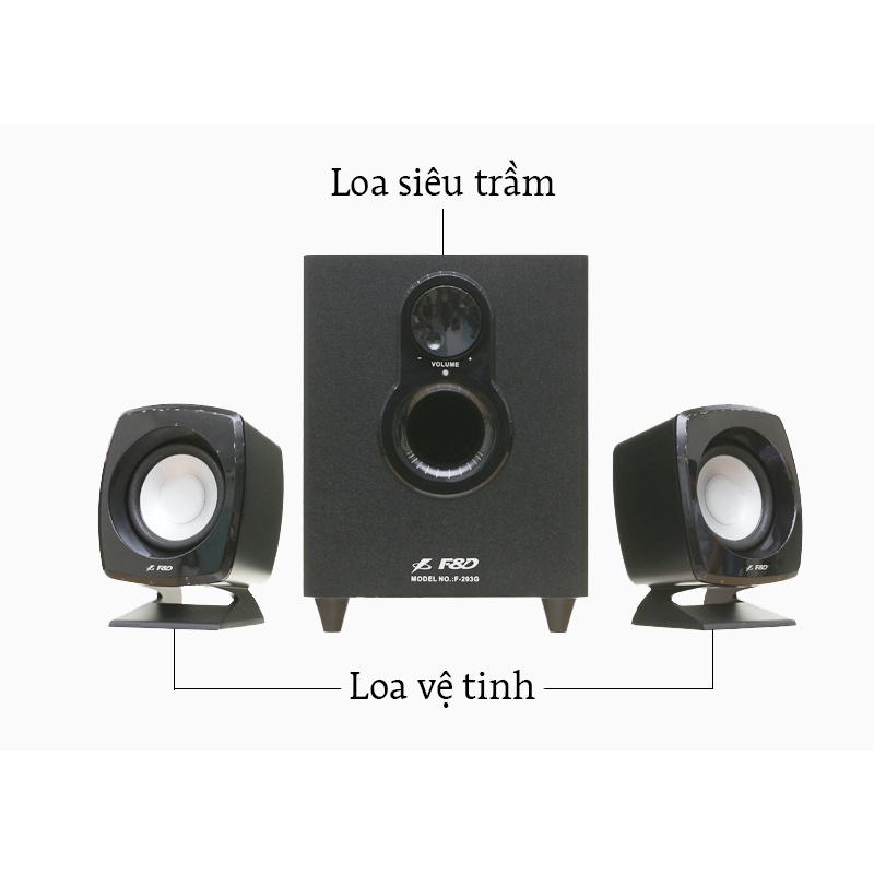 Loa vi tính 2.1 Fenda F203G Công suất 11W Chính hãng,giá tốt