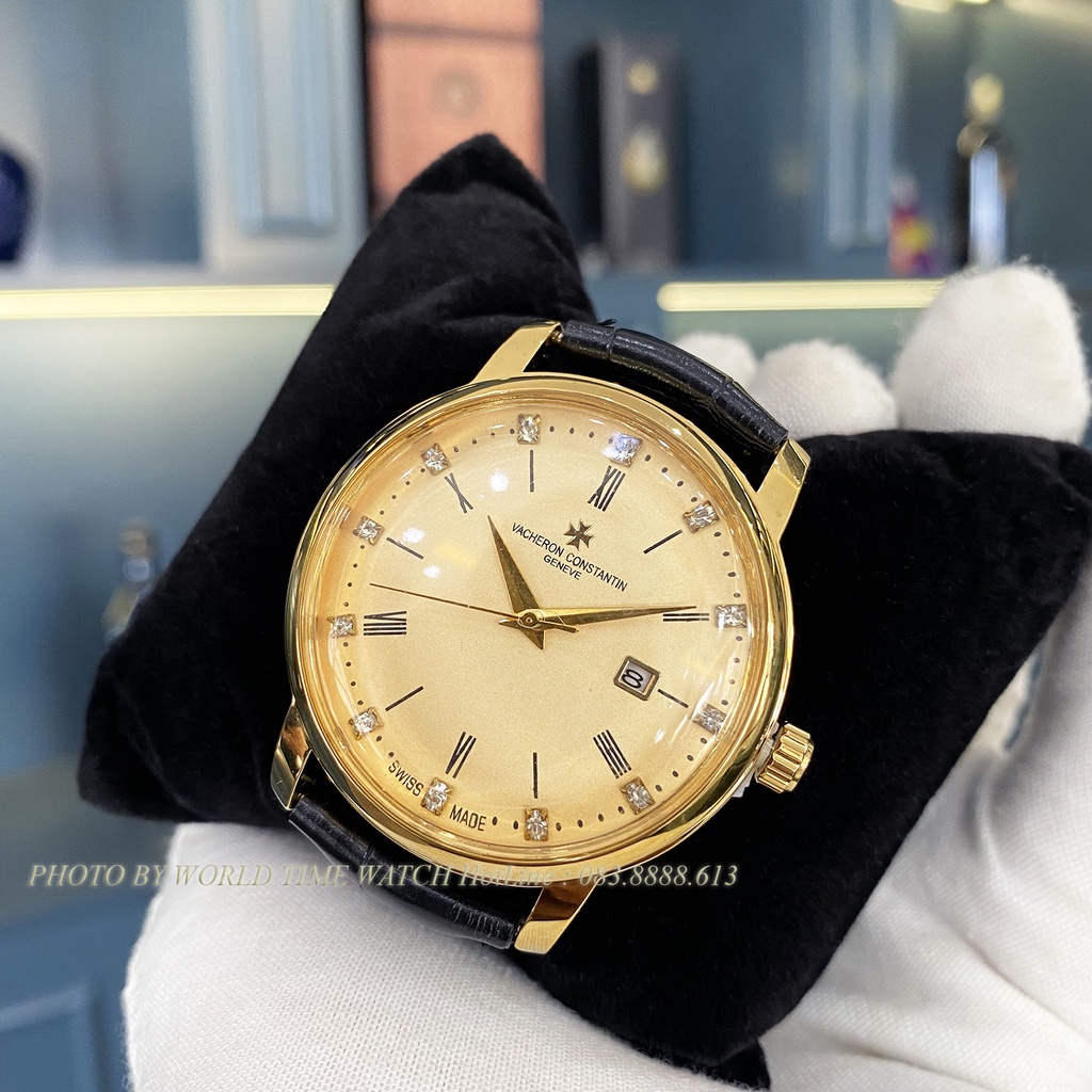 Đồng hồ nam Patek P5080 dây da cao cấp , full box, bảo hành 3 năm, kính sapphire chống xước chống nước