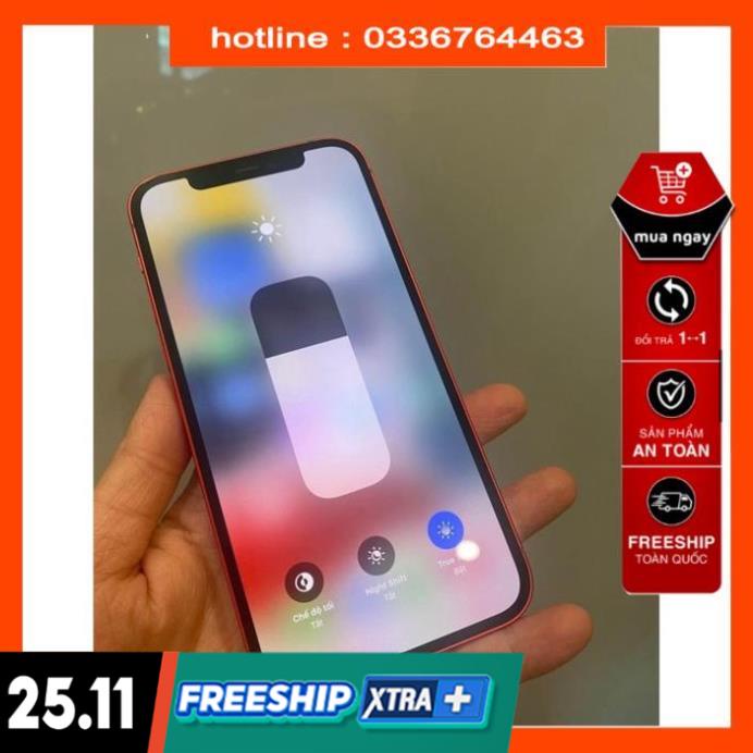 Điện thoại 12 mầu đỏ ram 4g/64gb linknew bảo hành 1 đổi 1 nếu có lỗi